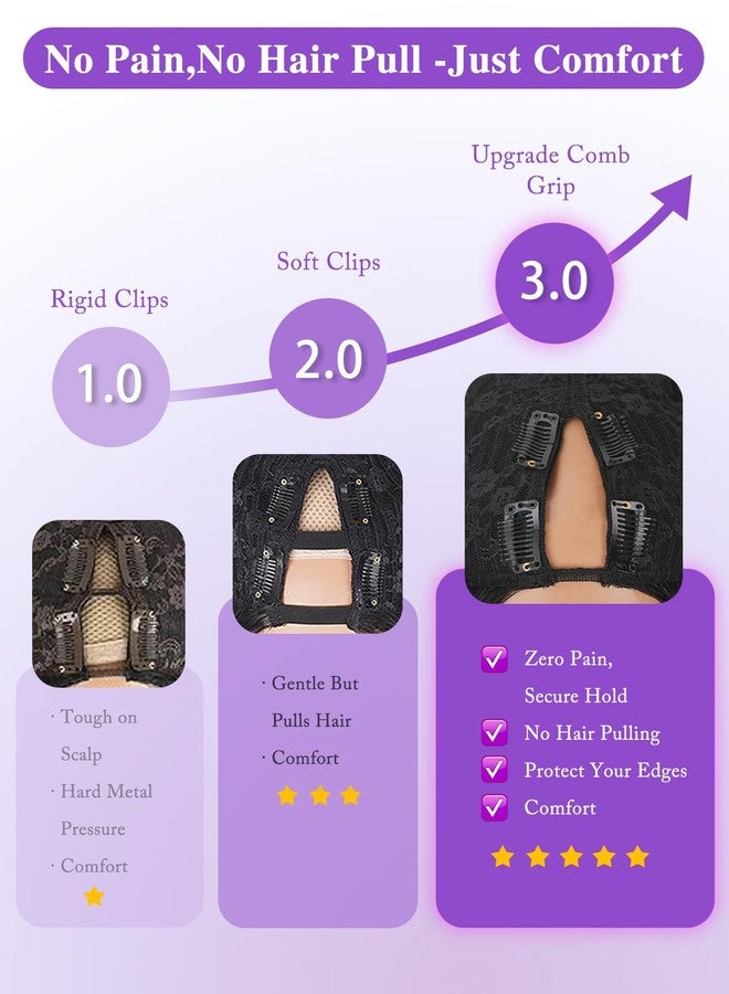 Tahikie V Part Wig Human Hair Body Wave 200% Density Upgrade U Part Wigs With Drawstring No Sew in No Glue Half Wigs Human Hair V Shape Clip In Half Wig For Women Natural Color 18 Inch - Image 5